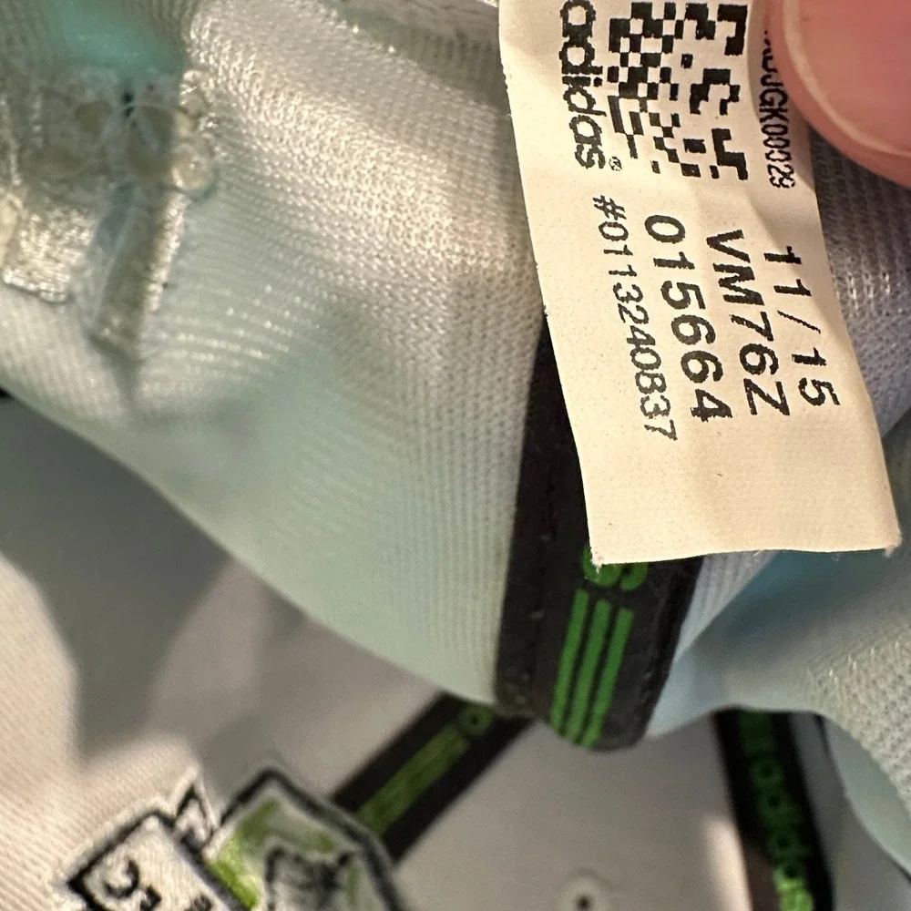 Seattle Sounders FC Hat‎ Adidas Snapback Men's OSFA Ombre Green White MLS